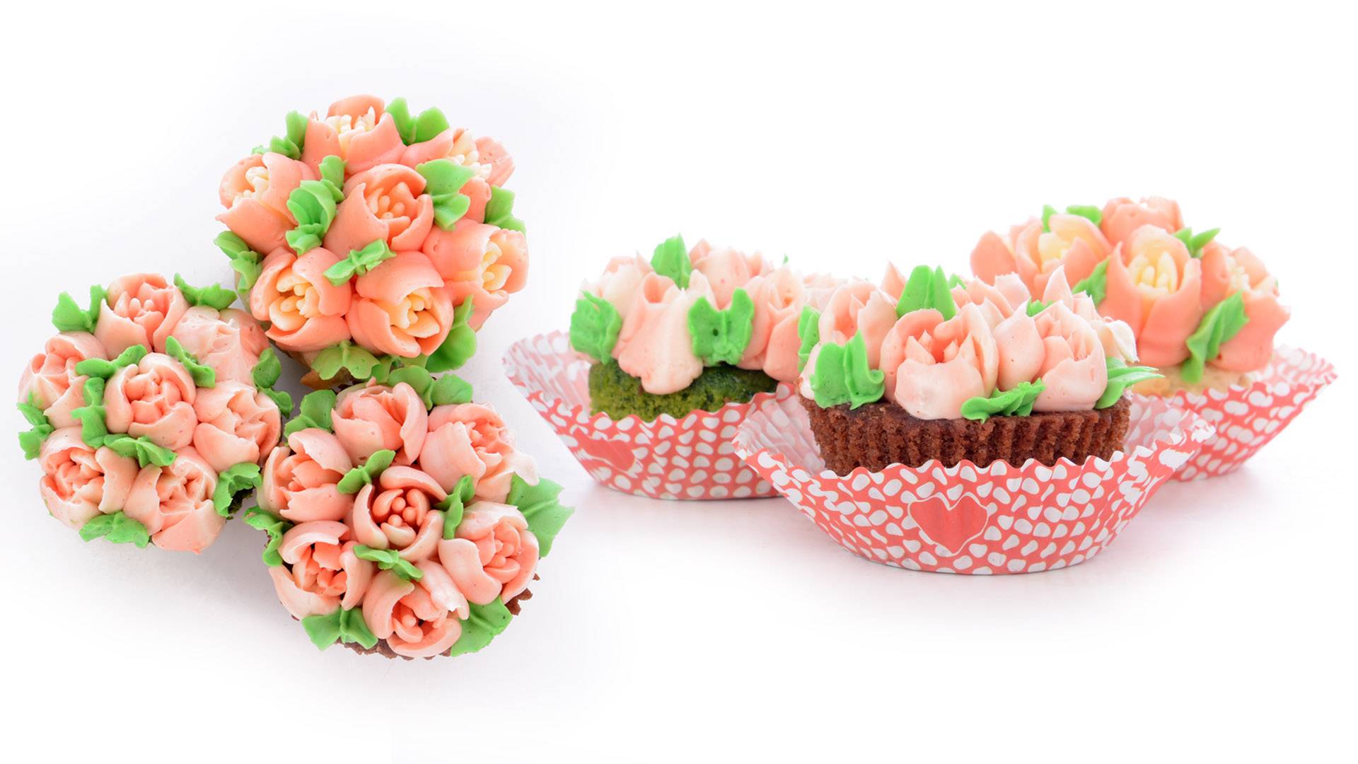 Valentýnské cupcakes